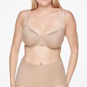 ThirdLove 24/7 Classic T-Shirt Bra Beige Nude 34H Underwire